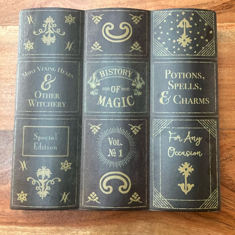 History of Magic Decorative Book Box 7”x7”